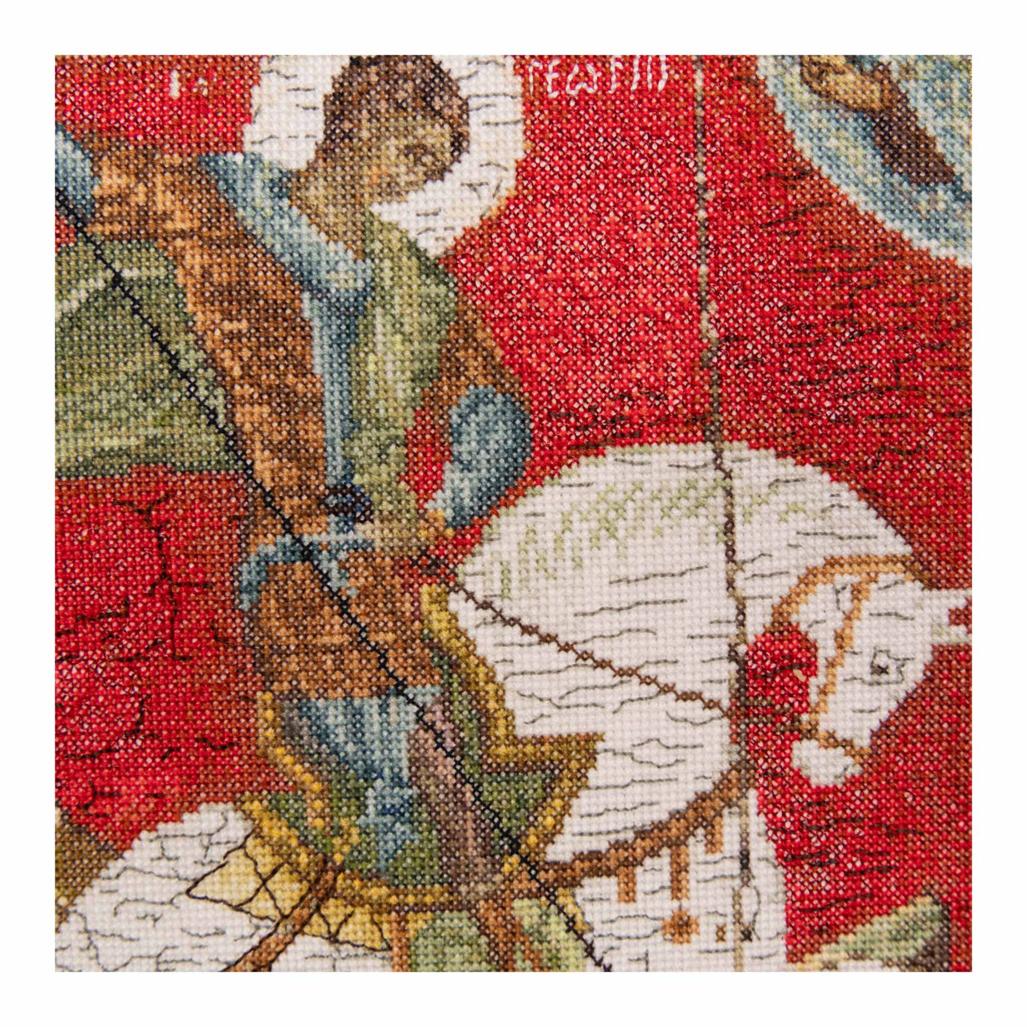Kit point de croix Thea Gouverneur 470 Aïda Londres 79x50cm - Broderie Kit point de croix Thea Gouverneur 470 Aïda Londres 79x50cm - Broderie