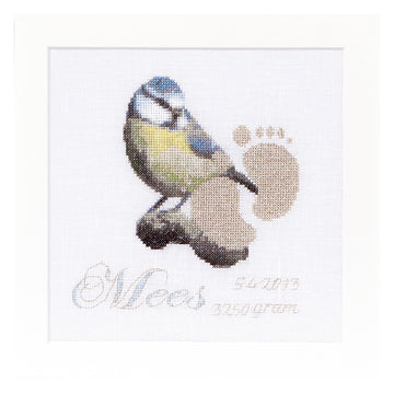 Birth Sampler Tit - Aida - 18 - 509A