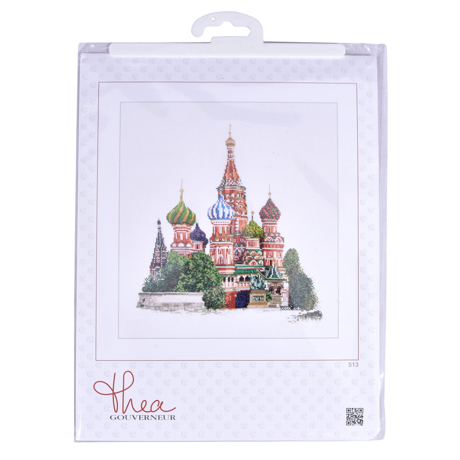 St. Basil's Cathedral Moscow Russia - Linen - 36 - 513-Thea Gouverneur Since 1959