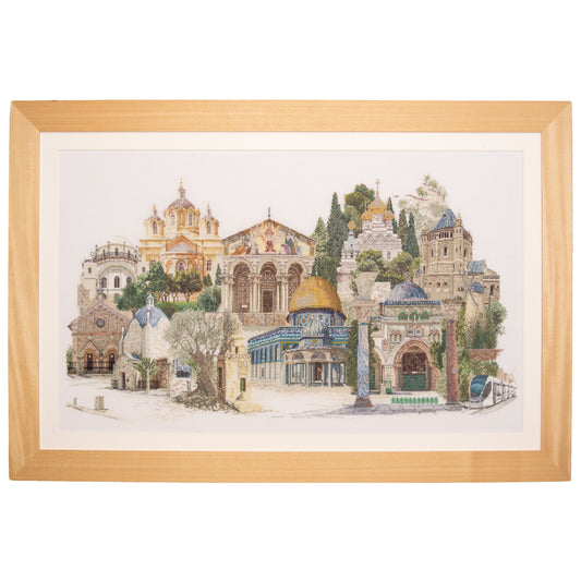 Jerusalem Israel - Linen - 36 - 533