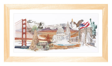 America - Linen - 36 count - 544