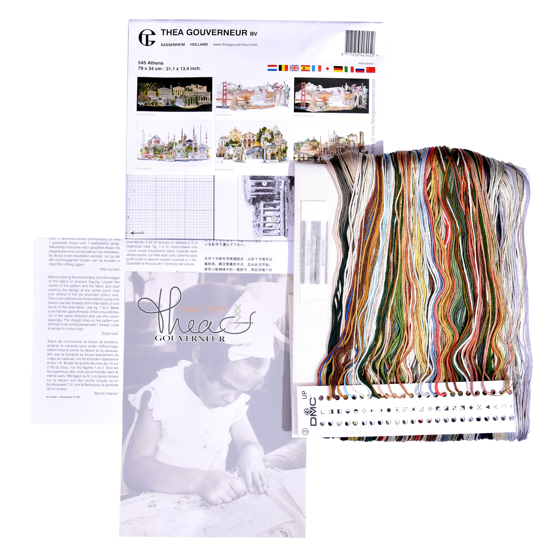 Athens Greece - Linen - 36 - 545-Thea Gouverneur Since 1959