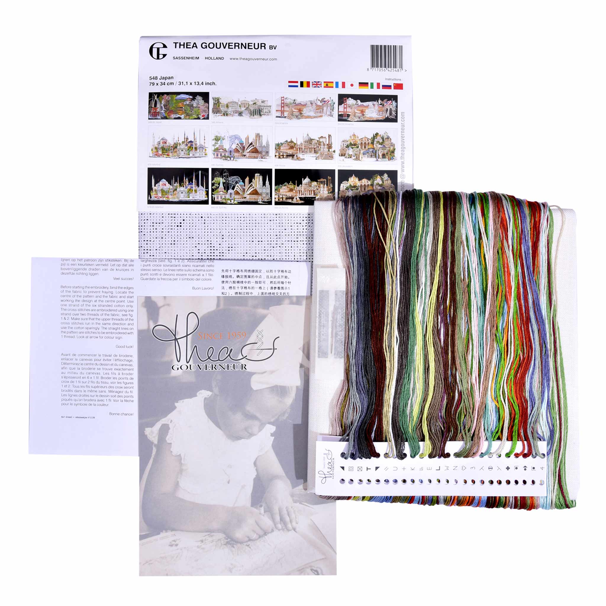Counted Cross Stitch Kit Japan - Linen