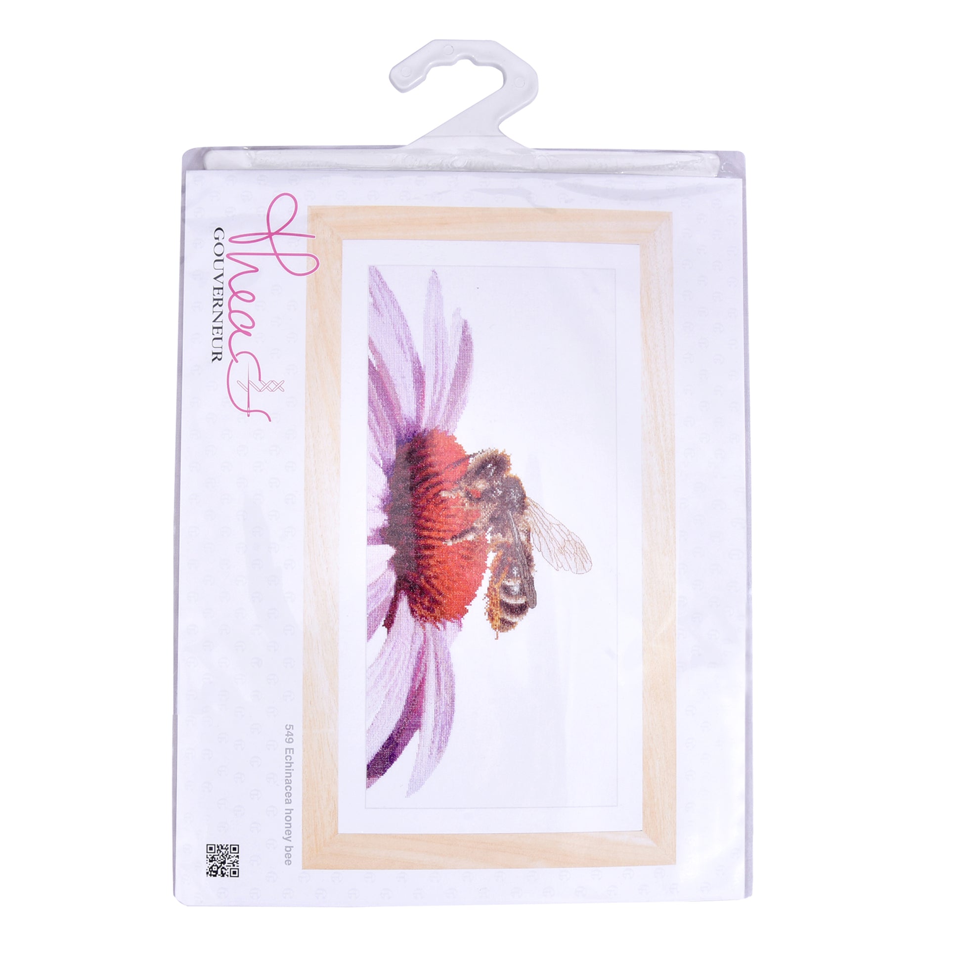 Bee on Echinacea - Aida - 18 - 549A-Thea Gouverneur Since 1959