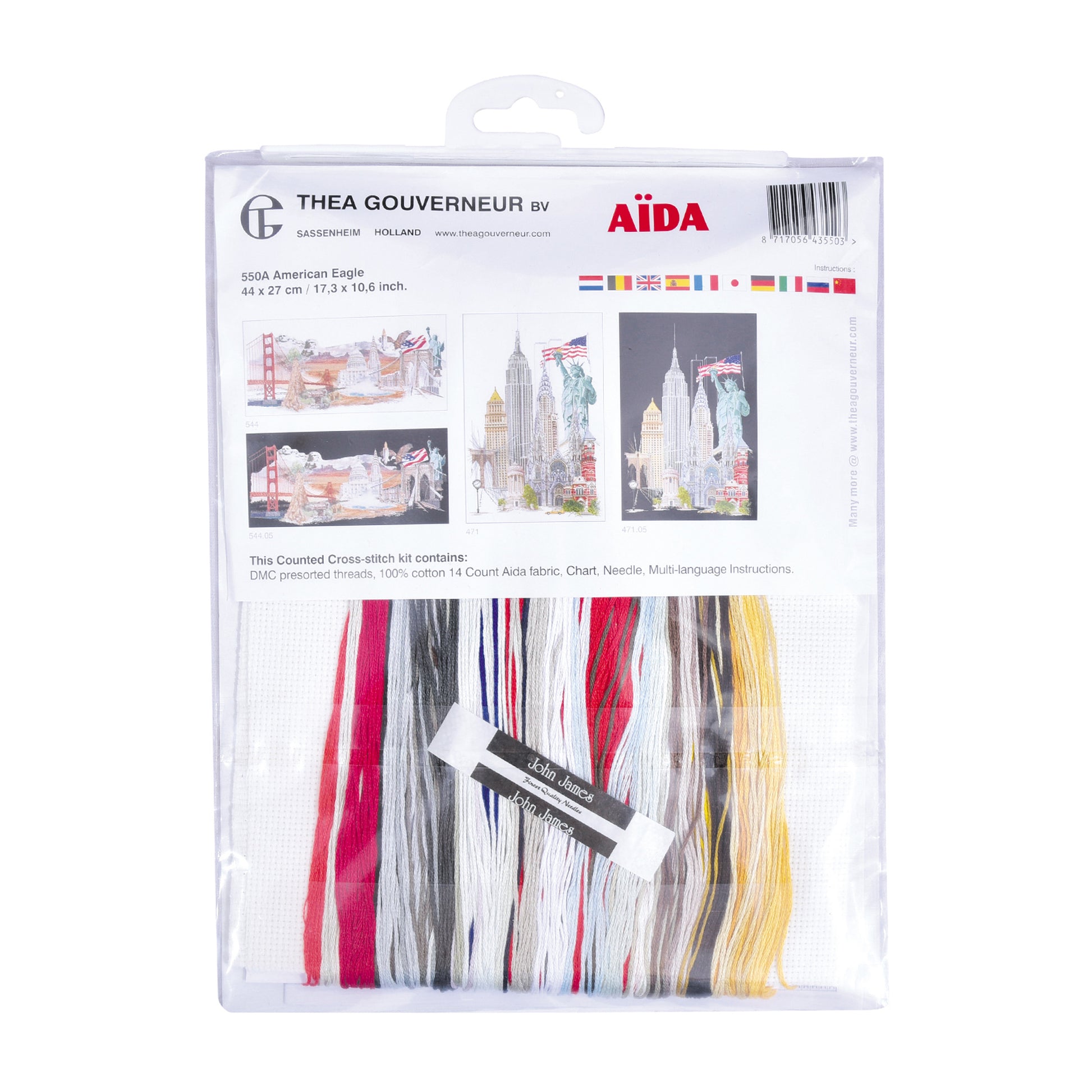 American Eagle - Aida - 14 - 550A-Thea Gouverneur Since 1959