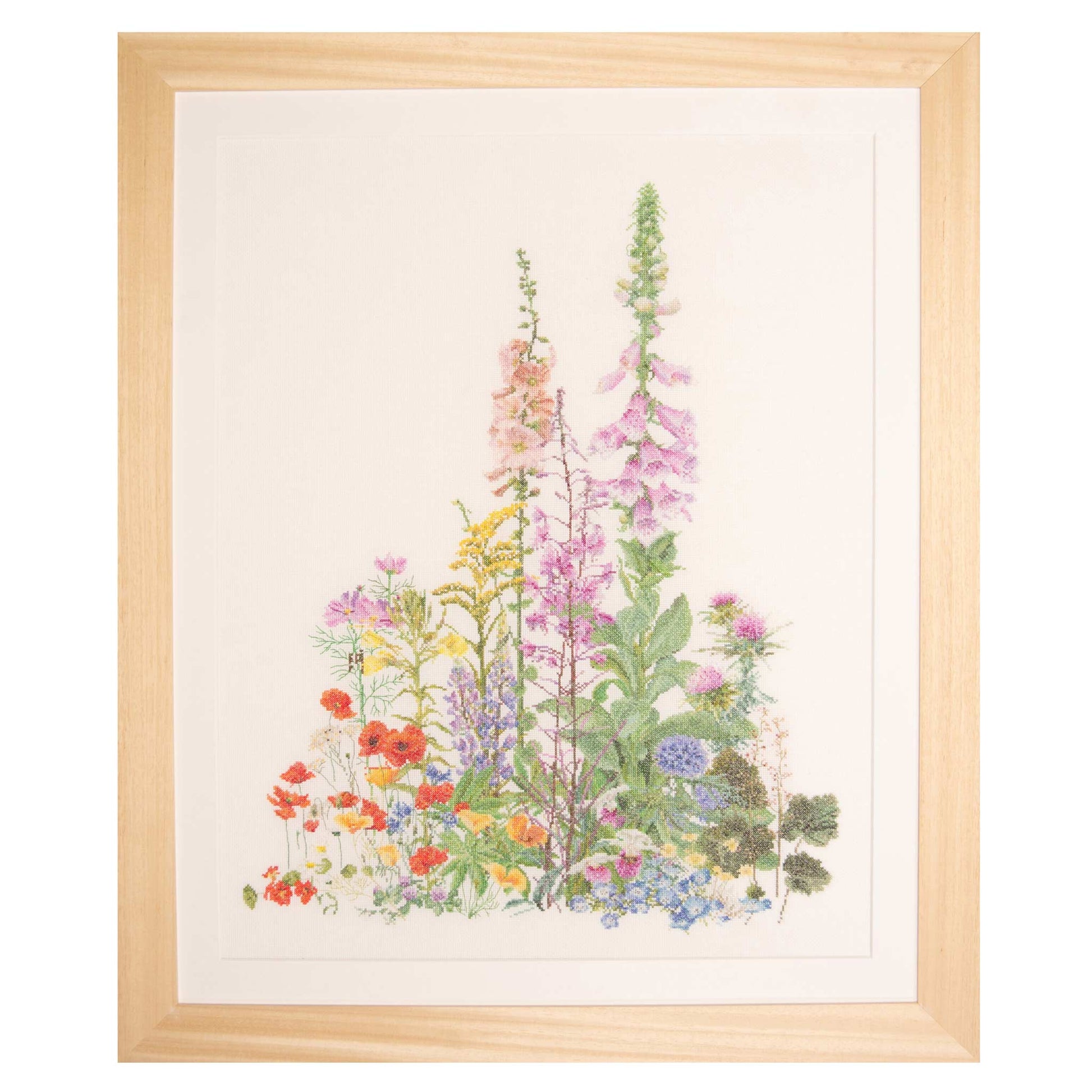 Counted Cross Stitch Kit American Wild Flowers