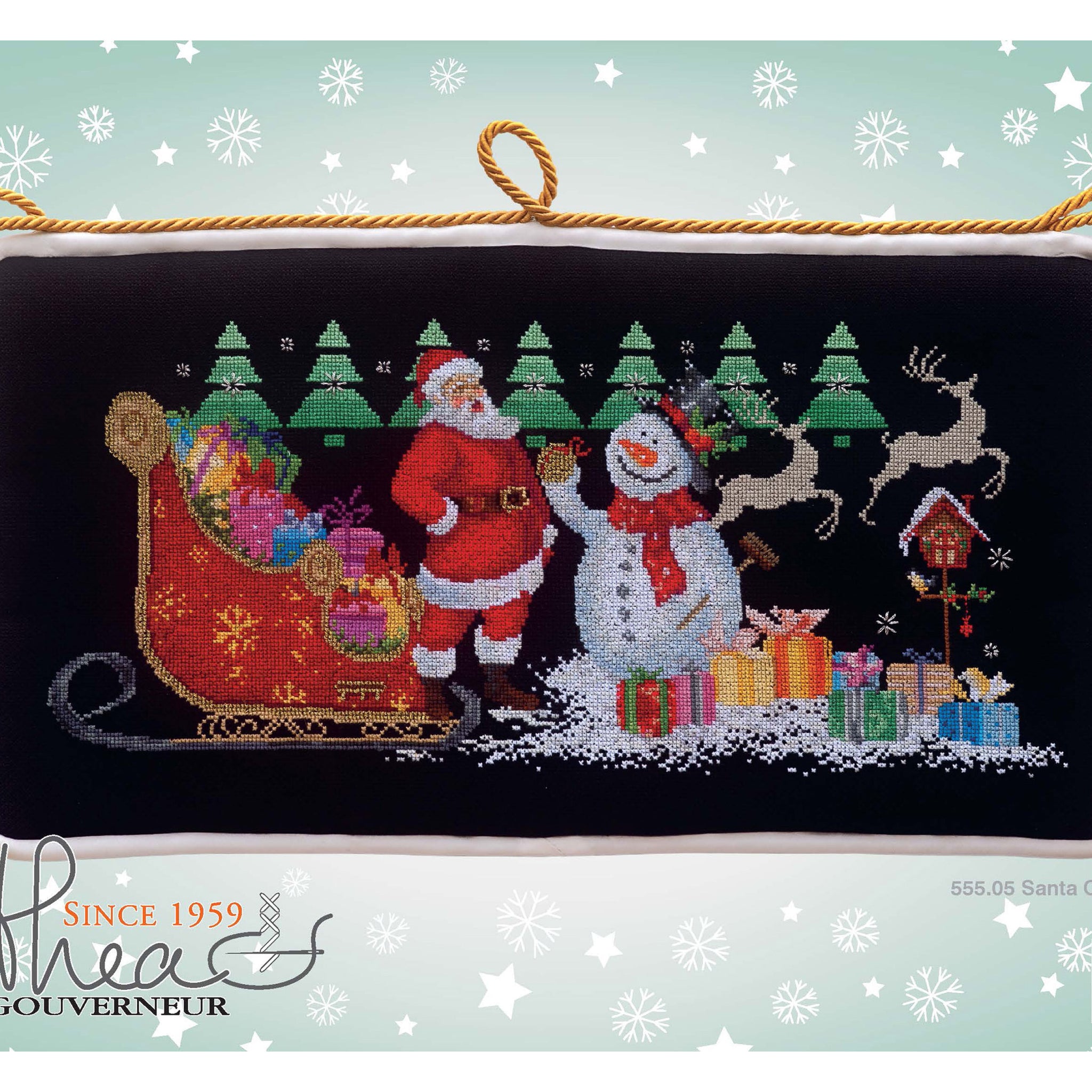 Santa Claus - Christmas - Aida Black - 16 - 555.05