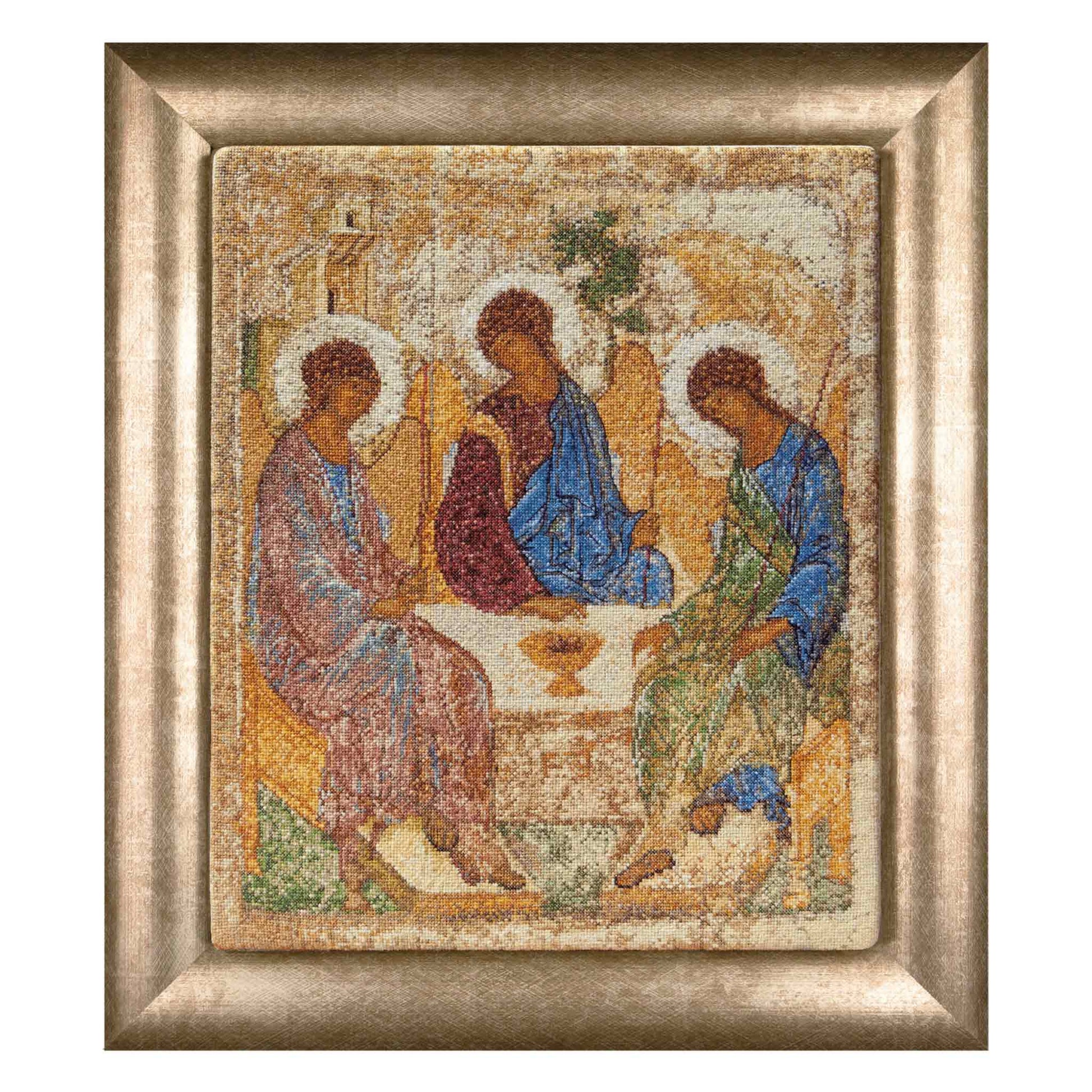 Cross Stitch Kit The Holy Trinity Icon