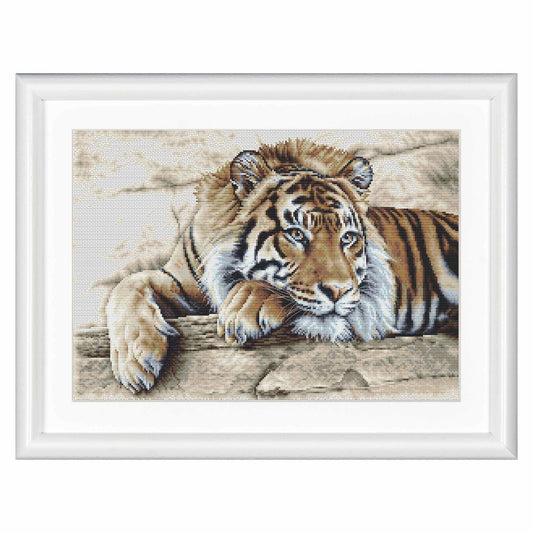 Cross stitch kit Tiger