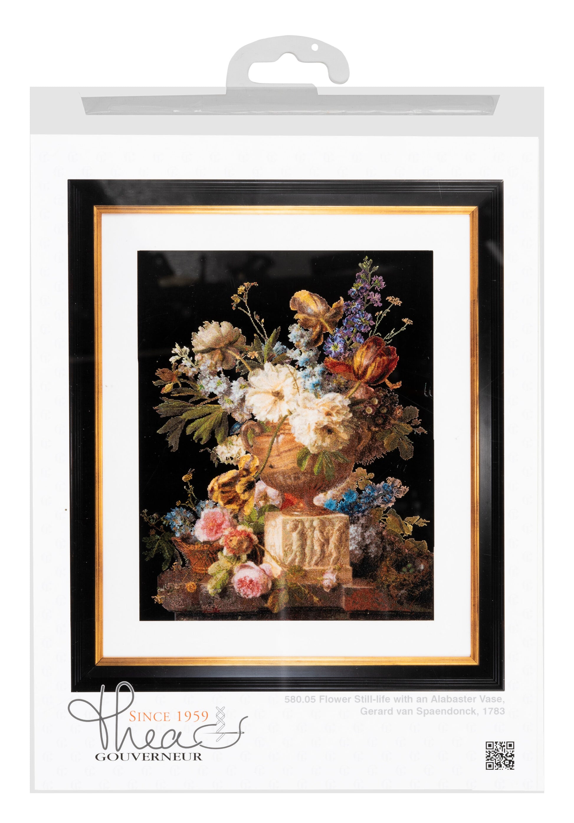 Flower Still-life with an Alabaster Vase - Aida Black - 18 - 580.05-Thea Gouverneur Since 1959