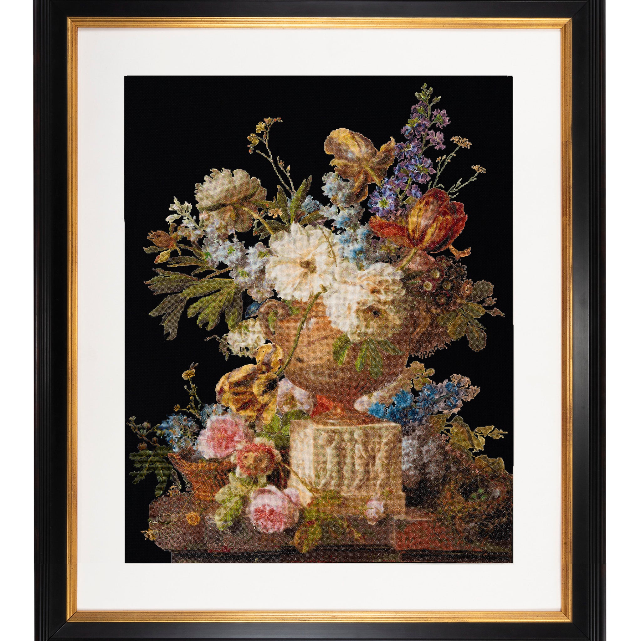 Flower Still-life with an Alabaster Vase - Aida Black - 18 - 580.05