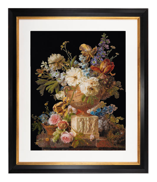 Flower Still-life with an Alabaster Vase - Aida Black - 18 - 580.05
