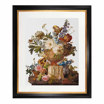 Bloemstilleven met albasten vaas - Linnen - 36 - 580