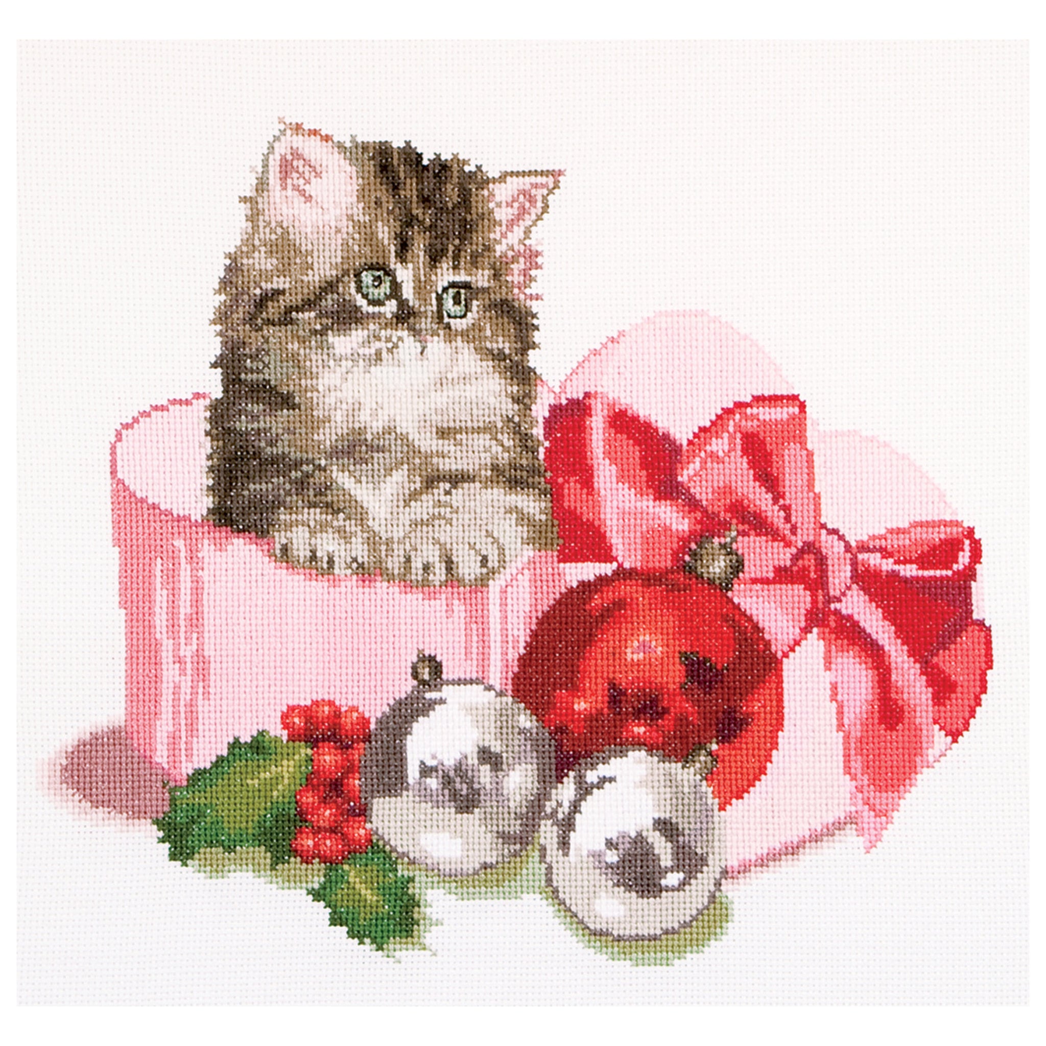 Christmas Kitten - Aida - 16 - 731A