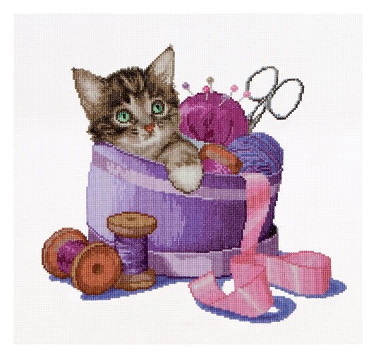 Naaimandje Kitten - Aida - 16 stuks - 736A