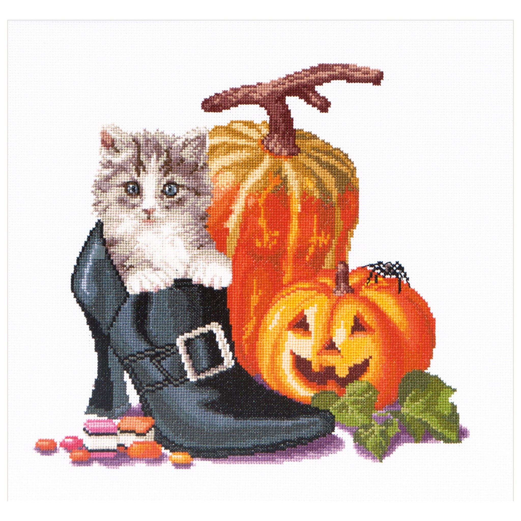 Halloween Kitten - Aida - 16 - 738A
