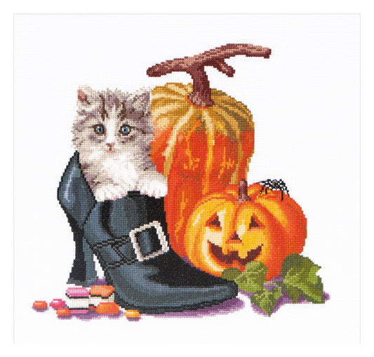 Halloween Kitten - Aida - 16 stuks - 738A
