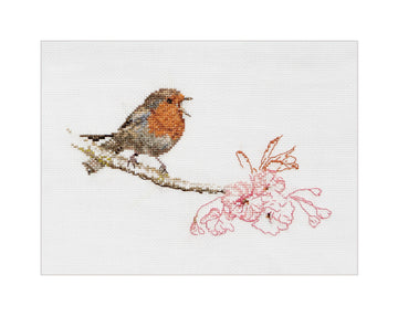 Spring Robin Bird - Aida - 16 - 791A