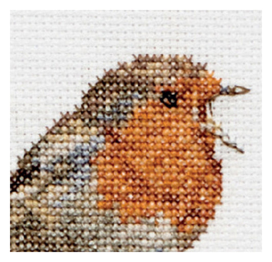 Spring Robin Bird - Linen - 32 - 791