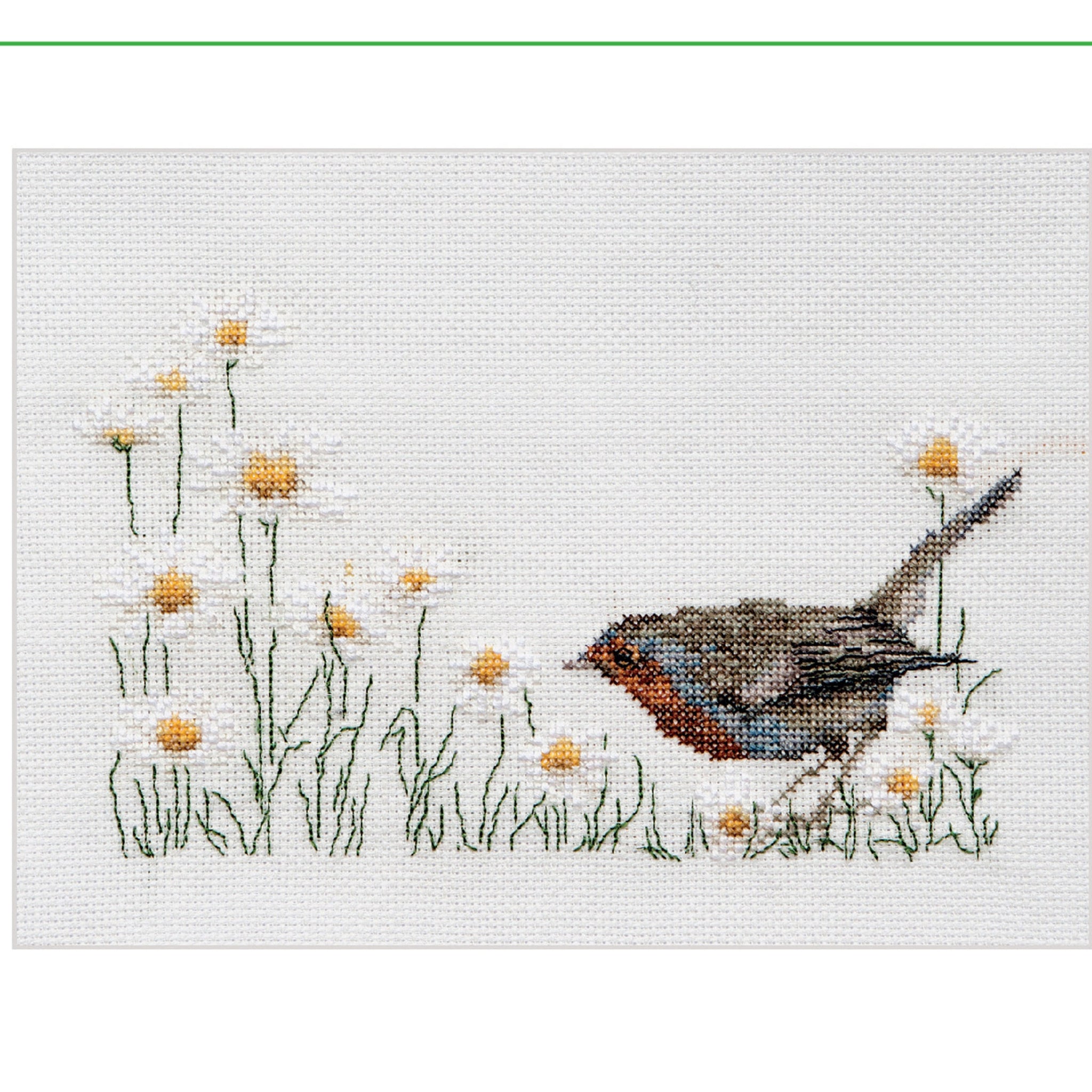 Summer Robin Bird - Linen - 32 - 792