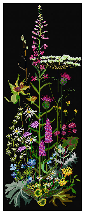 Wild Flowers - Aida Black - 18 - 821.05