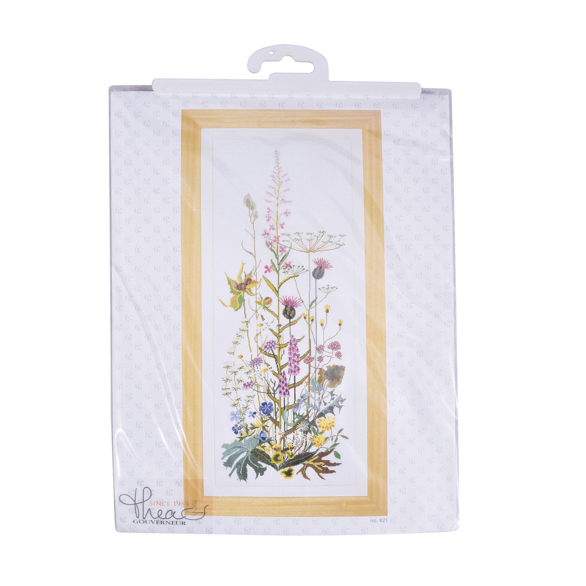 Counted Cross Stitch Kit Wild Flowers - Linen 32 Count