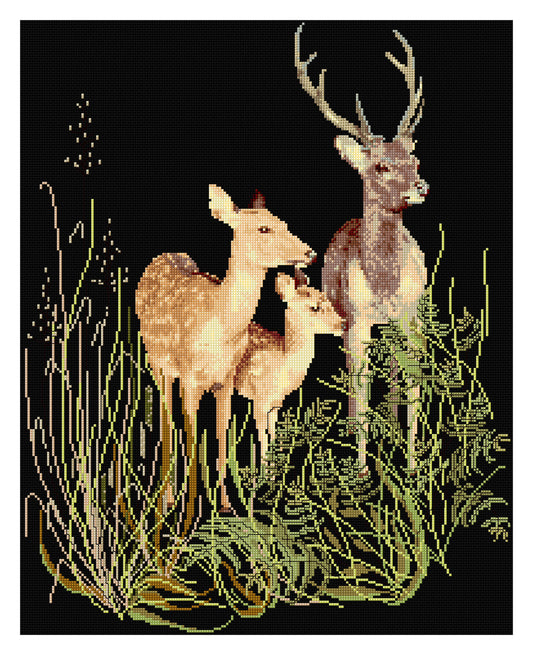 Deer Family - Aida Black - 18 - 938.05