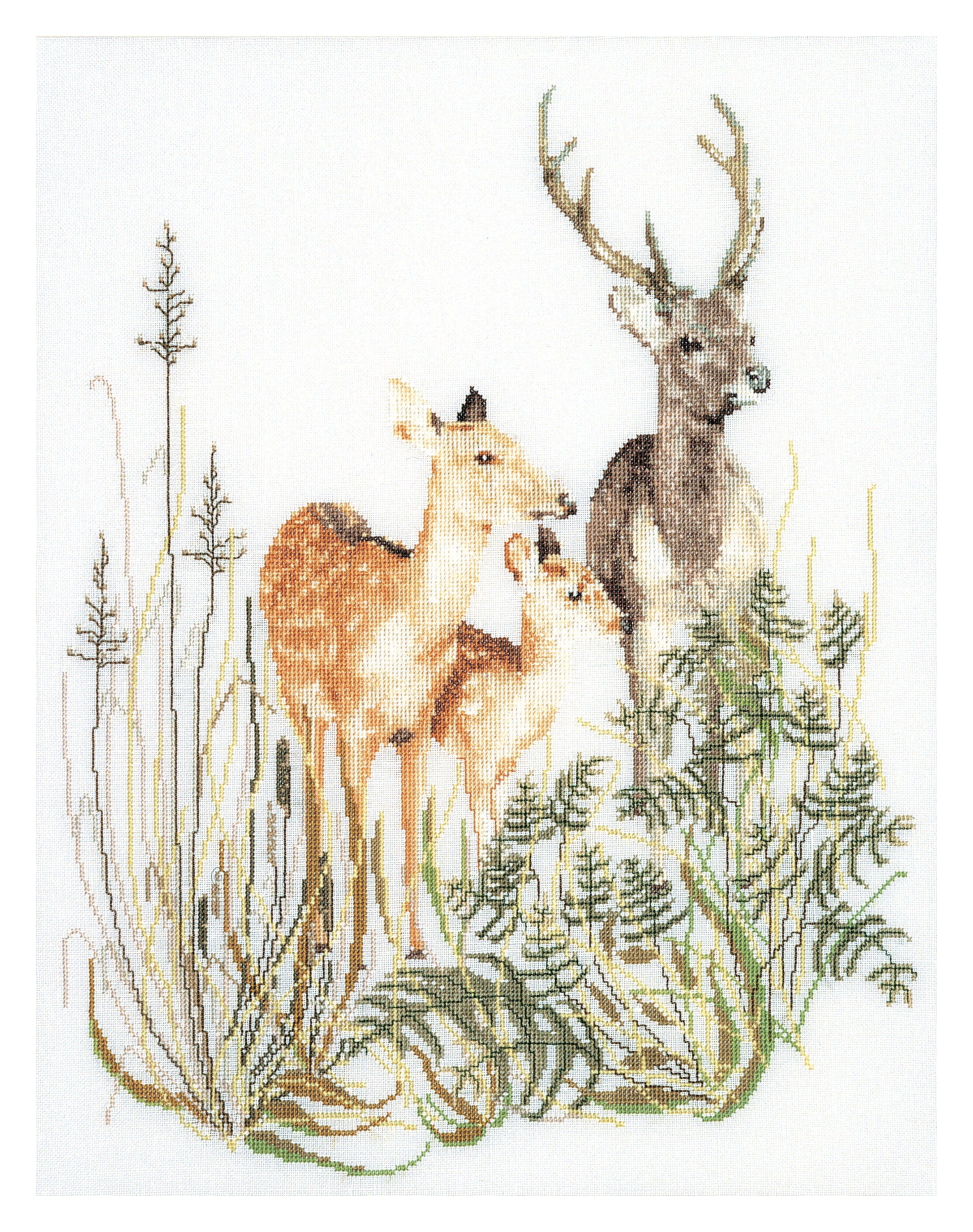 Deer Family - Aida - 16 - 938A-Thea Gouverneur Since 1959