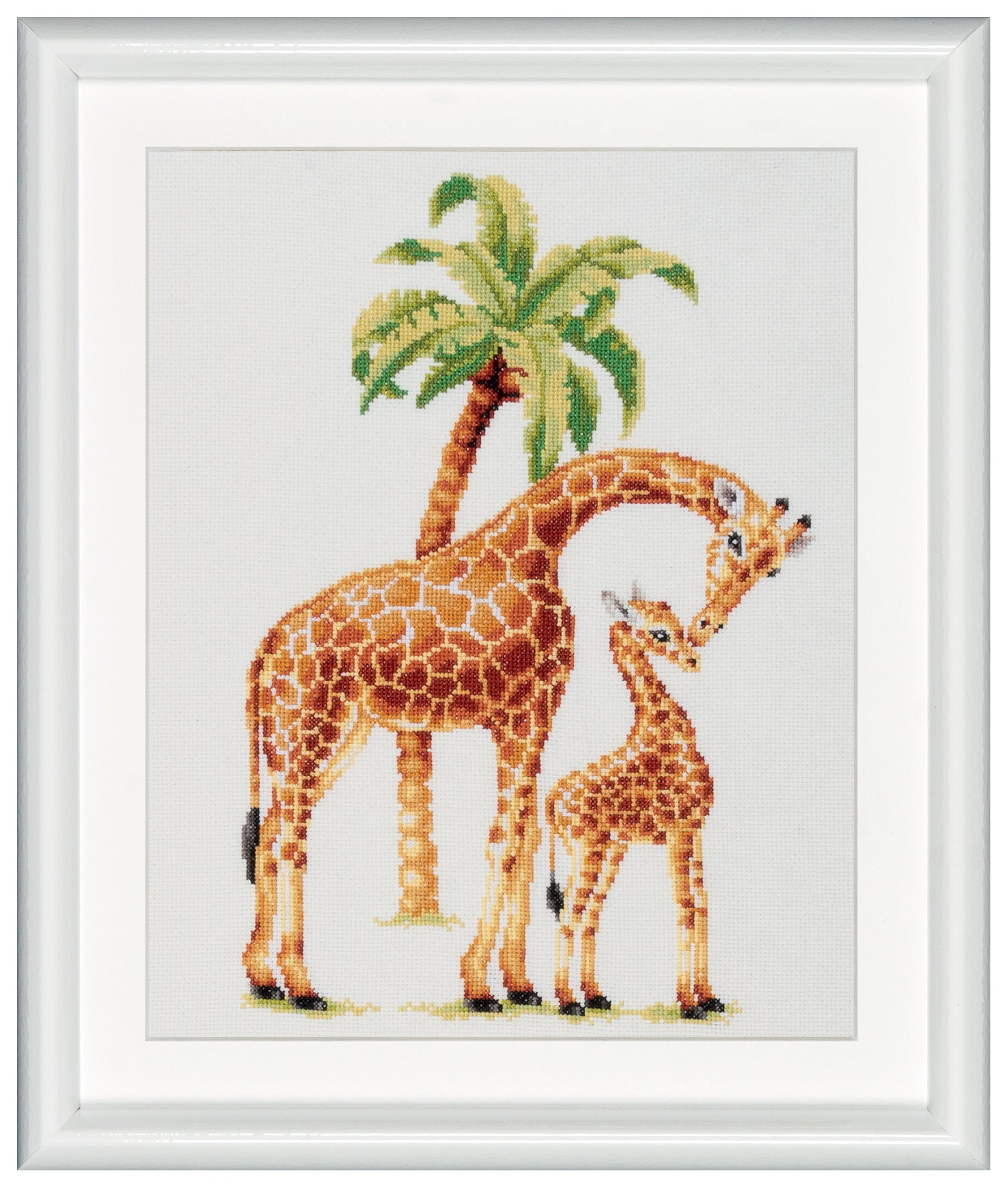 DSB003L - Safari Giraffe - White Linen - 15 x 9.8 Inch