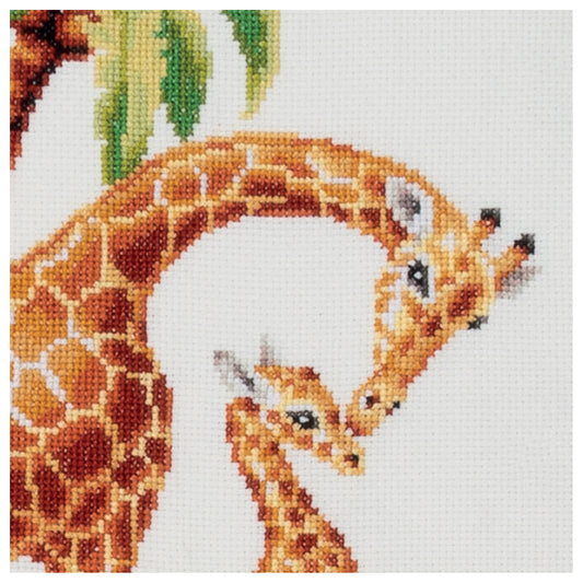 DSB003L - Safari Giraffe - White Linen - 15 x 9.8 Inch