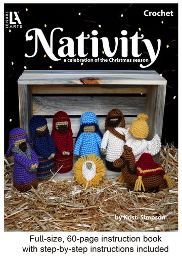 Leisure Arts Crochet Nativity Kit