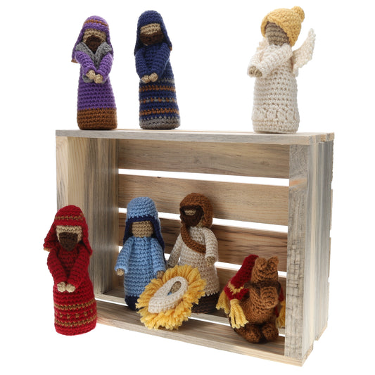 Leisure Arts Crochet Nativity Kit