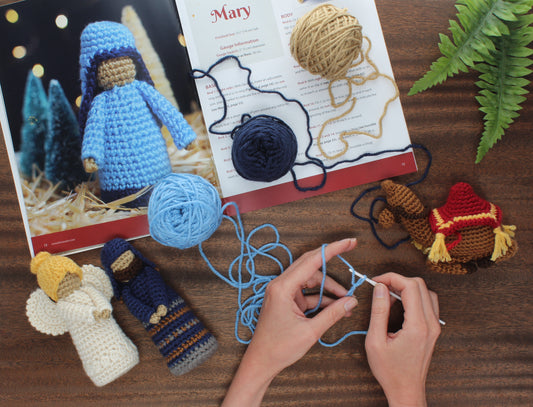 Leisure Arts Crochet Nativity Kit