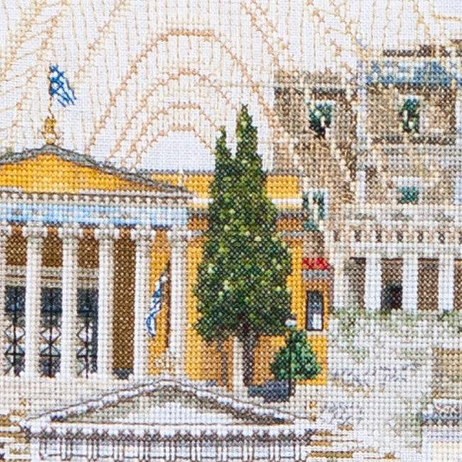 Thea Gouverneur - Counted Cross Stitch Kit - Athens Greece - Linen - 36 count - 545 - Thea Gouverneur Since 1959