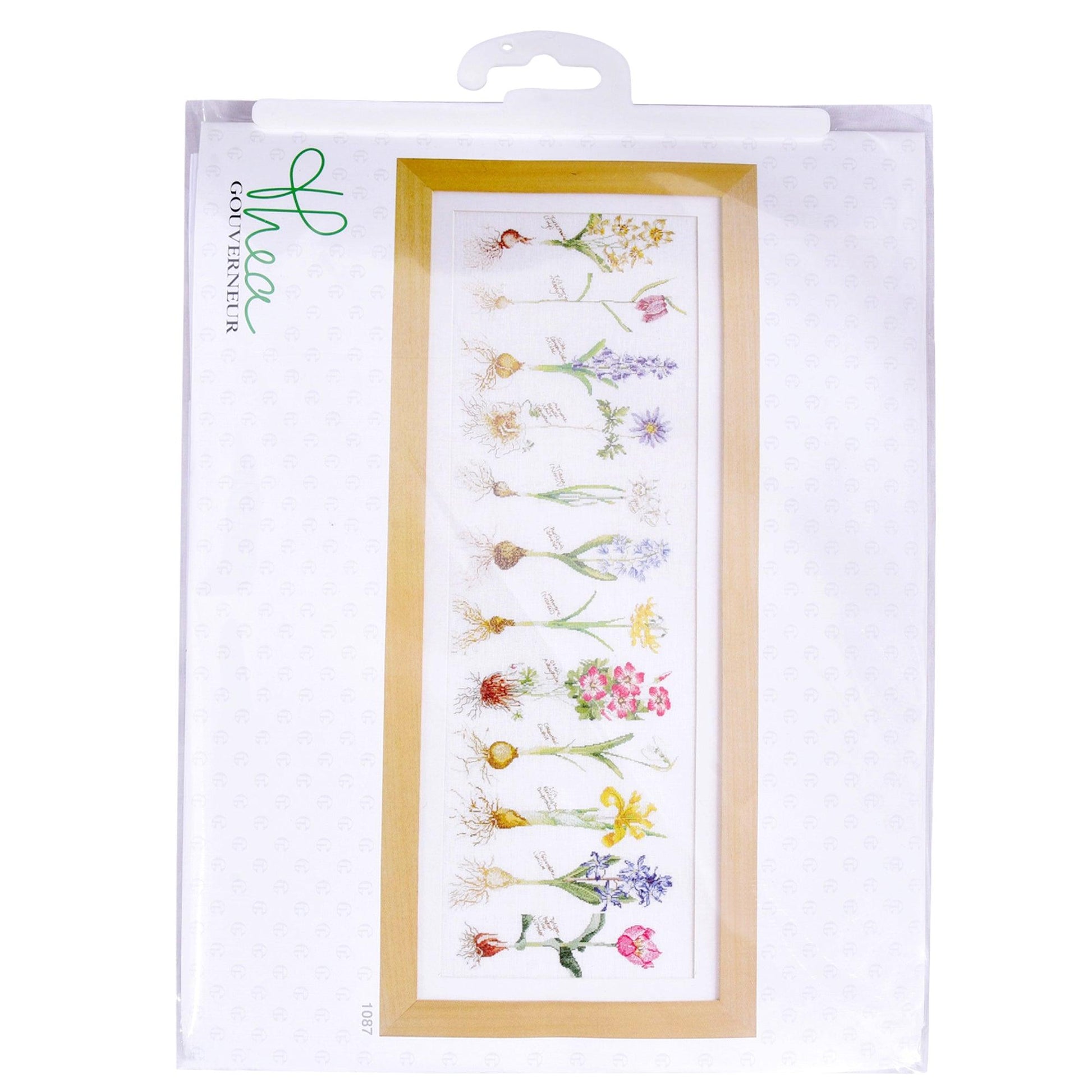 Thea Gouverneur - Counted Cross Stitch Kit - Bulbs - Linen - 32 count - 1087 - Thea Gouverneur Since 1959