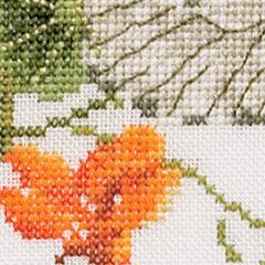 Thea Gouverneur - Counted Cross Stitch Kit - Butterfly-Nasturtium - Aida - 18 count - 437A - Thea Gouverneur Since 1959