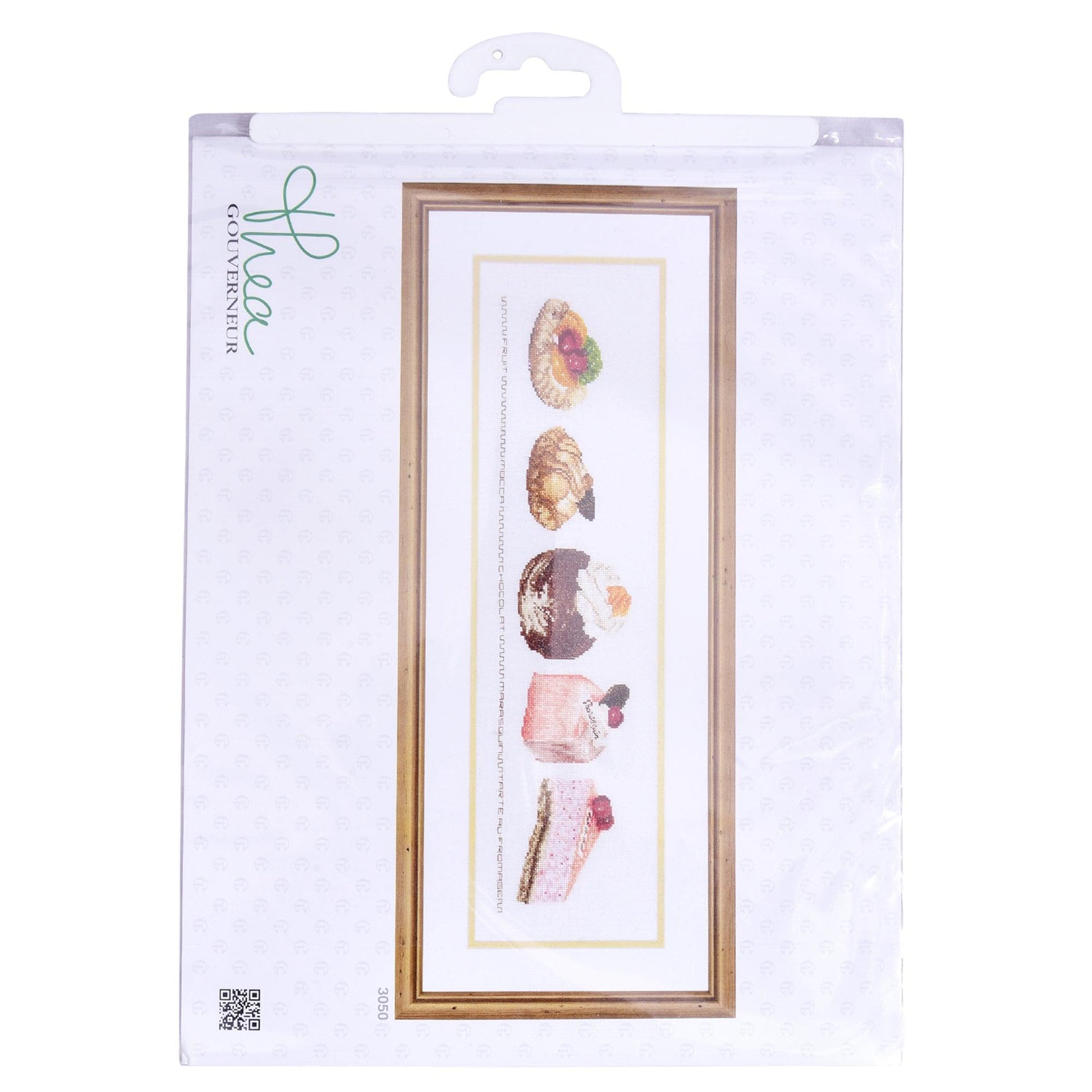 Thea Gouverneur - Counted Cross Stitch Kit - Cake Assortment - Aida - 18 count - 3050A - Thea Gouverneur Since 1959