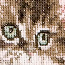 Thea Gouverneur - Counted Cross Stitch Kit - Christmas Kitten - Aida - 16 count - 731A - Thea Gouverneur Since 1959