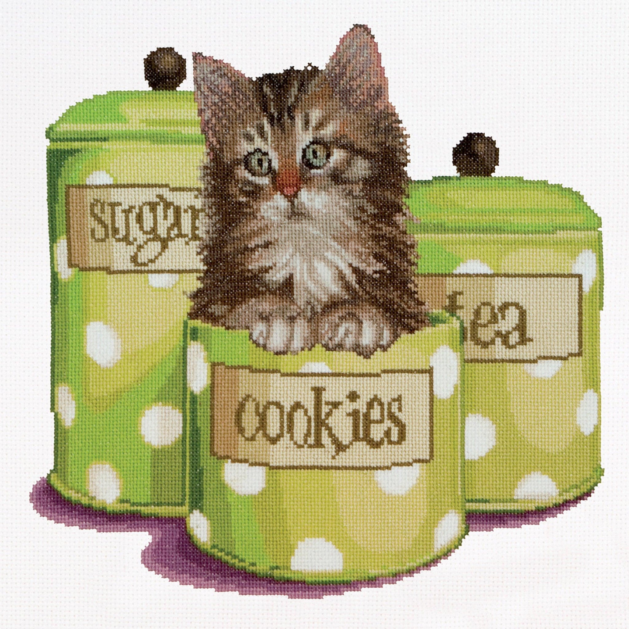 Thea Gouverneur - Counted Cross Stitch Kit - Cookie Time - Aida - 16 count - 735A - Thea Gouverneur Since 1959