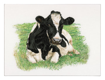 Thea Gouverneur - Counted Cross Stitch Kit - Cow (front) - Aida - 16 count - 451A - Thea Gouverneur Since 1959