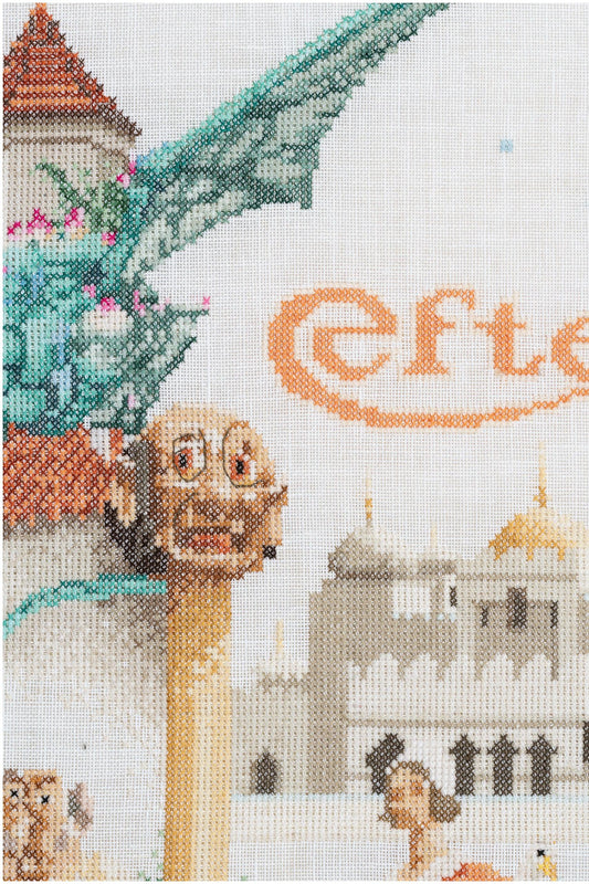 Thea Gouverneur - Counted Cross Stitch Kit - Efteling - Linen - 32 count - 2042 - Thea Gouverneur Since 1959