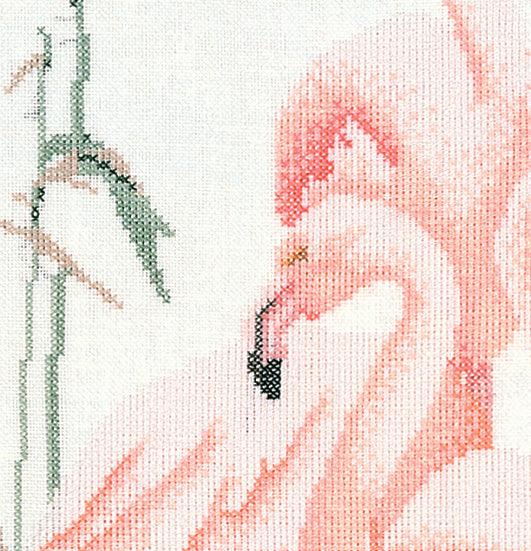 Thea Gouverneur - Counted Cross Stitch Kit - Flamingo - Aida - 16 count - 1070A - Thea Gouverneur Since 1959