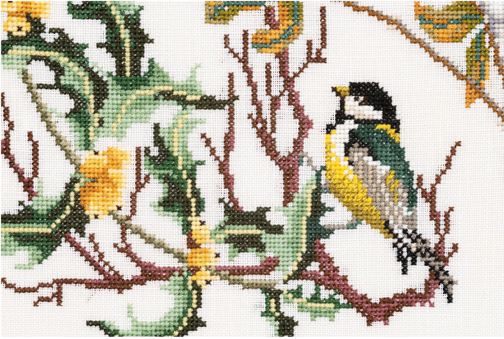 Thea Gouverneur - Counted Cross Stitch Kit - Great Tit - Aida - 16 count - 913A - Thea Gouverneur Since 1959