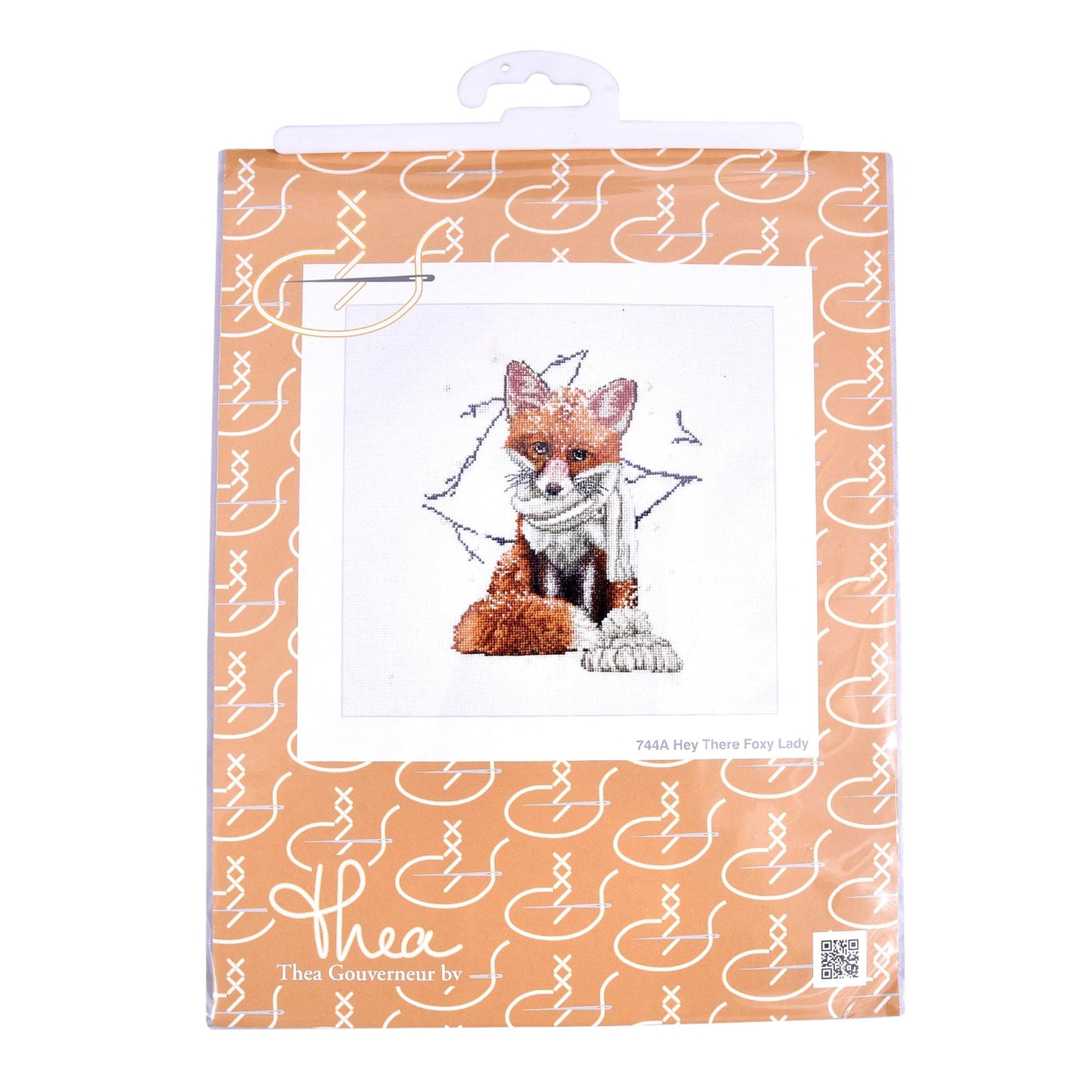 Thea Gouverneur - Counted Cross Stitch Kit - Hey There Foxy Lady - Aida - 16 count - 744A - Thea Gouverneur Since 1959