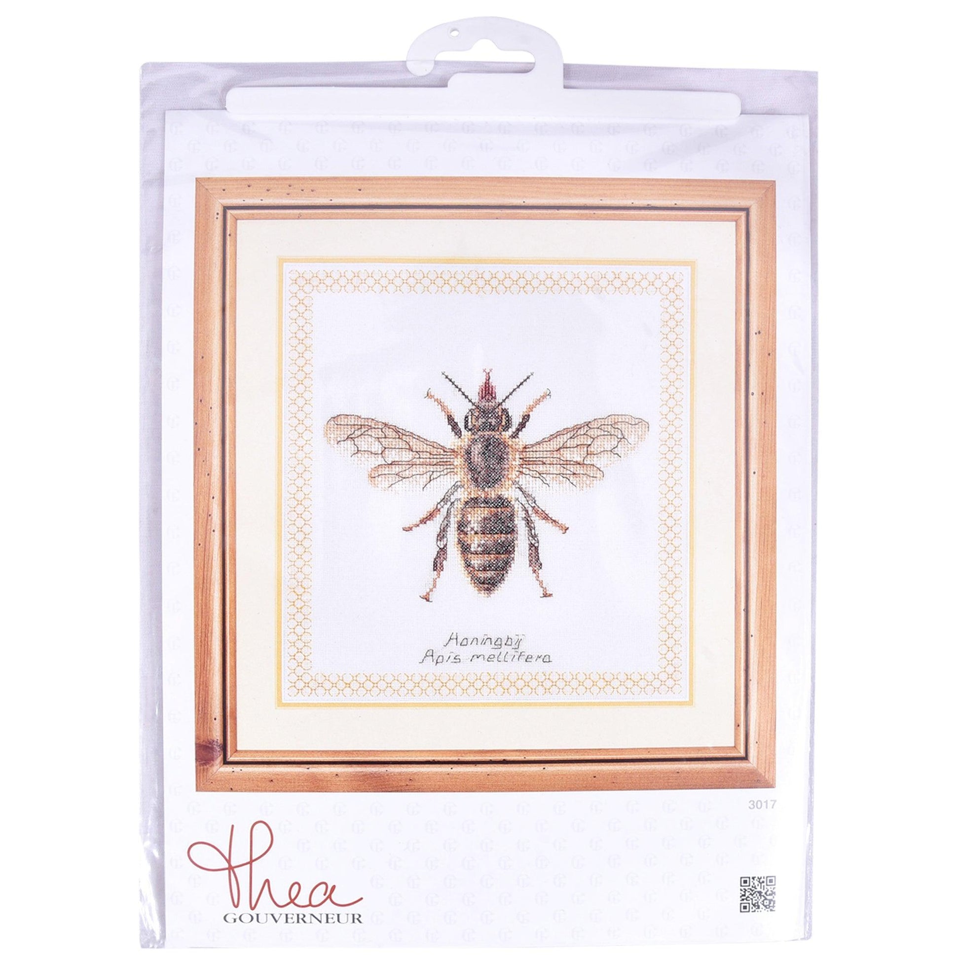 Thea Gouverneur - Counted Cross Stitch Kit - Honey Bee - Aida - 16 count - 3017A - Thea Gouverneur Since 1959