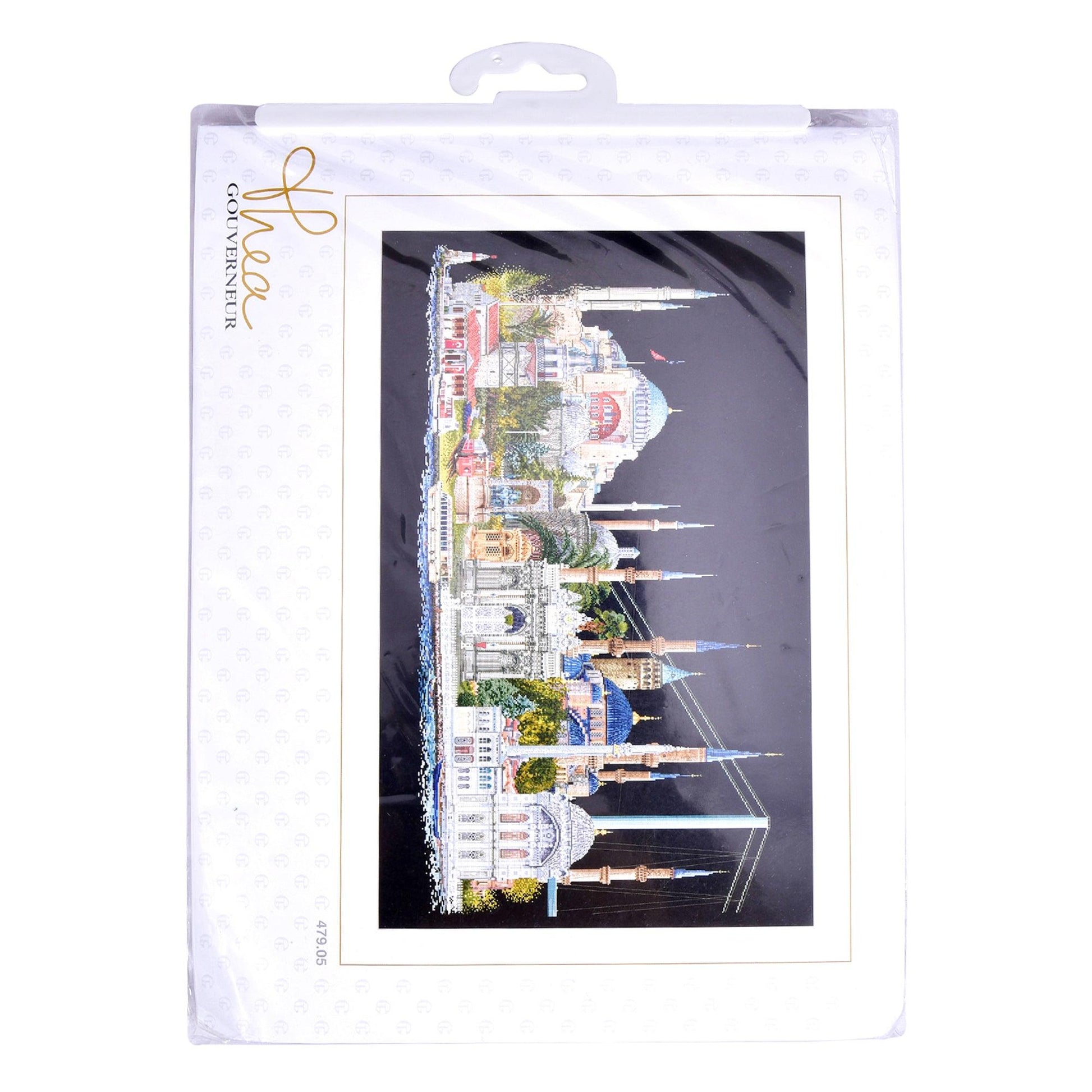 Thea Gouverneur - Counted Cross Stitch Kit - Istanbul - Aida Black - 18 count - 479.05 - Thea Gouverneur Since 1959