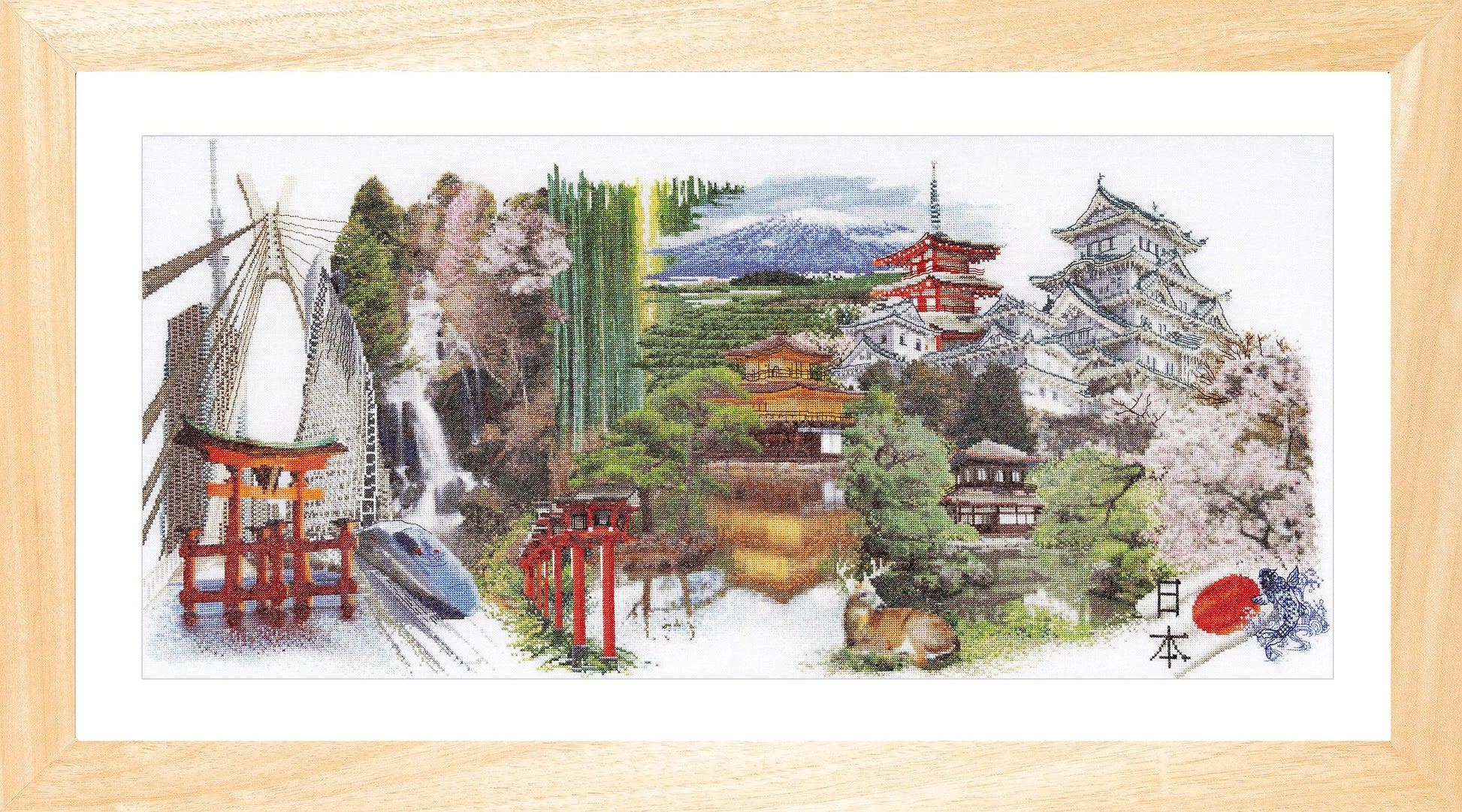 Thea Gouverneur - Counted Cross Stitch Kit - Japan - Linen - 36 count - 548 - Thea Gouverneur Since 1959