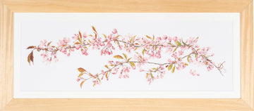 Thea Gouverneur - Counted Cross Stitch Kit - Japanese Blossom - Aida - 18 count - 481A - Thea Gouverneur Since 1959