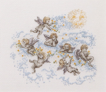 Thea Gouverneur - Counted Cross Stitch Kit - Little Angels - Aida - 14 count - 575A - Thea Gouverneur Since 1959