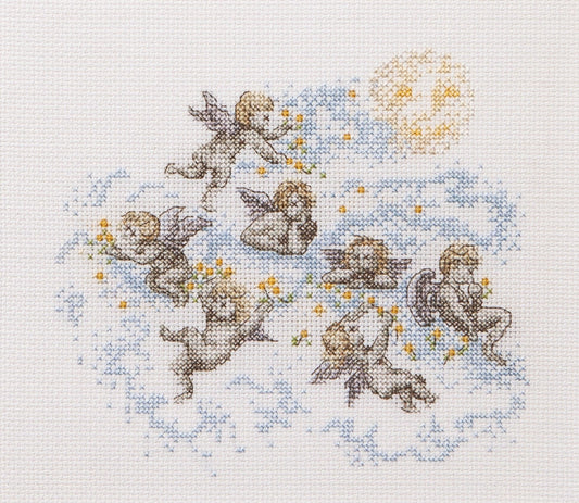 Thea Gouverneur - Counted Cross Stitch Kit - Little Angels - Aida - 14 count - 575A - Thea Gouverneur Since 1959